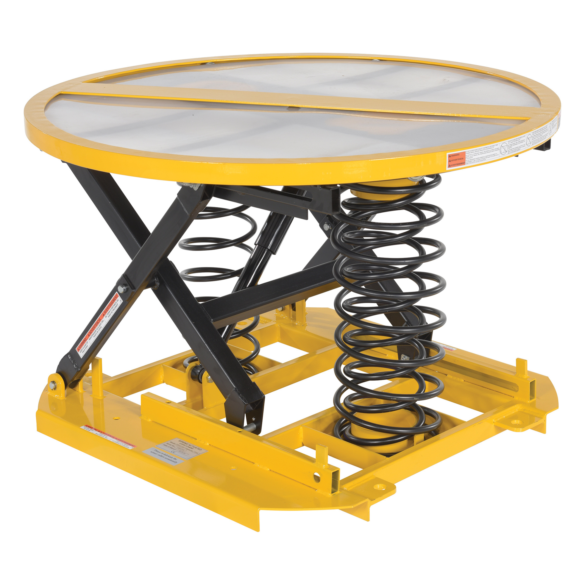 Vestil Steel Spring Scissor Table - 4500-Lb. Capacity, Ergonomic Design, Model# SST-45